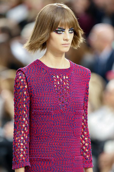 Vestidos de crochet, Chanel crochet 2014