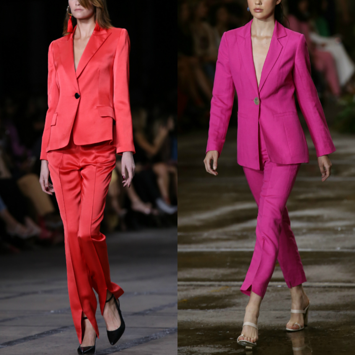 Colorful suiting trend